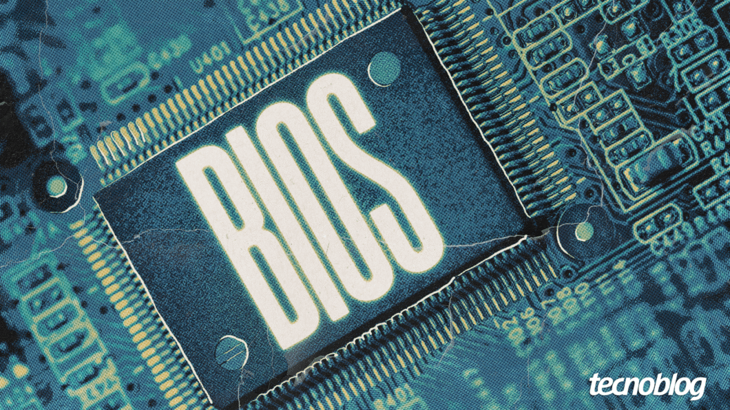 Ilustração sobre BIOS do computador