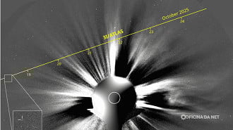 O cometa 3I/ATLAS passou pelo perielio e agora segue sua rota segura, bem longe da órbita da Terra