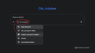Como gerar imagens no Gemini
