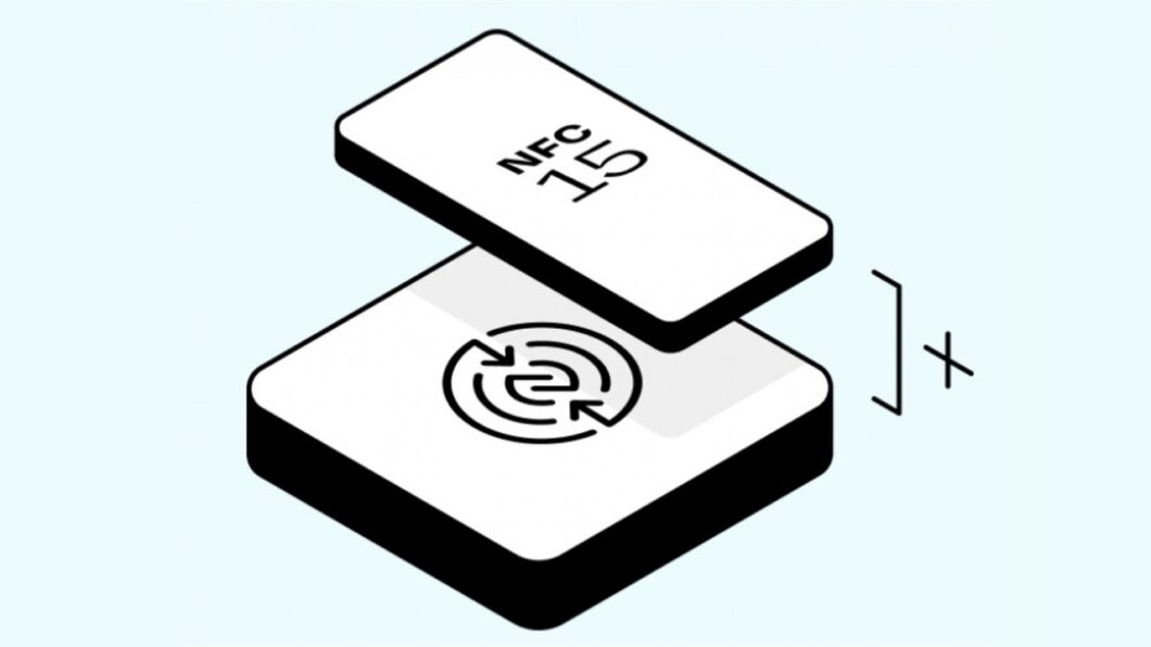 NFC 15 amplia distância para até 2 cm