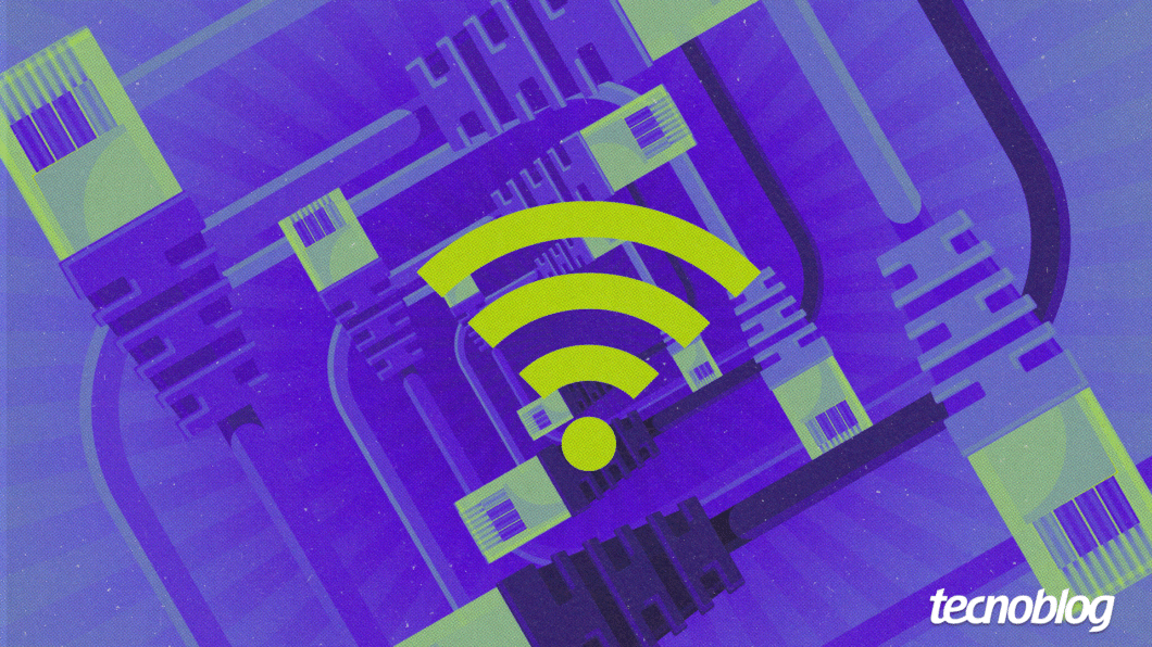 Ilustração sobre conexão ADSL