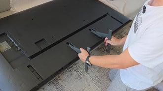 Encaixe rápido dos pés