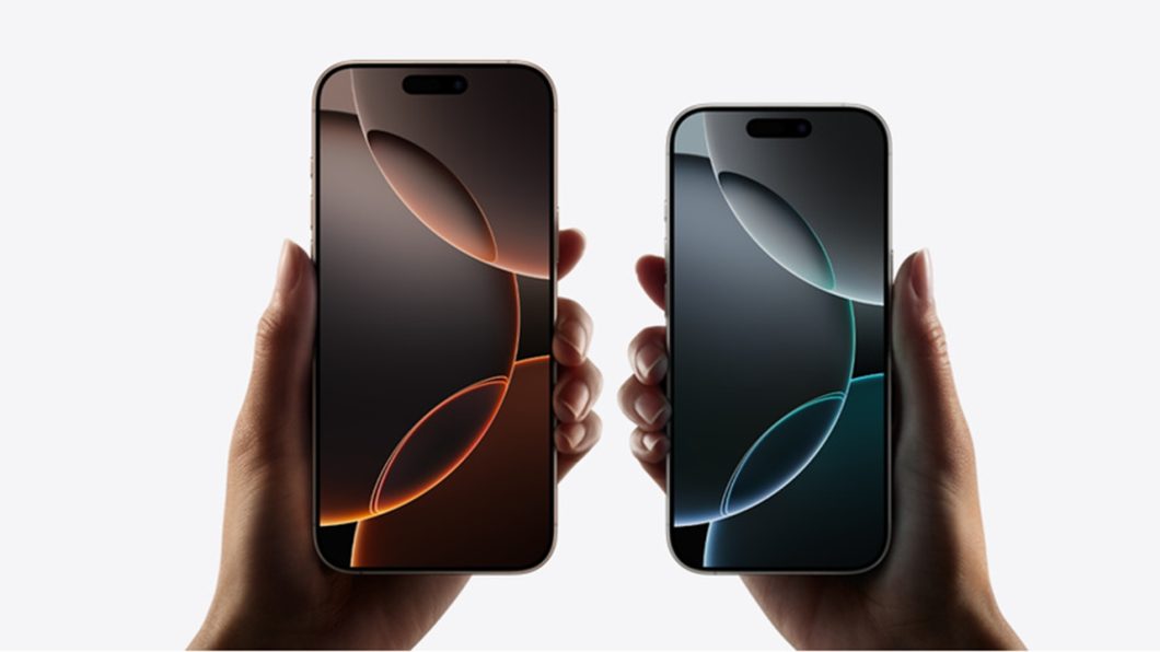 Telas do iPhone 16 Pro Max e 16 Pro (imagem: divulgação/Apple)