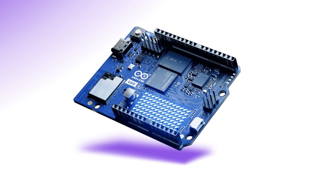 A placa Arduino Uno Q