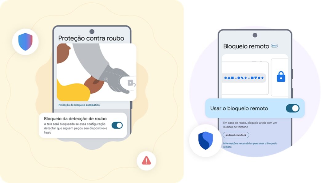 Proteção antirroubo do Android será ativada por padrão no Brasil (imagem: reprodução/Google)