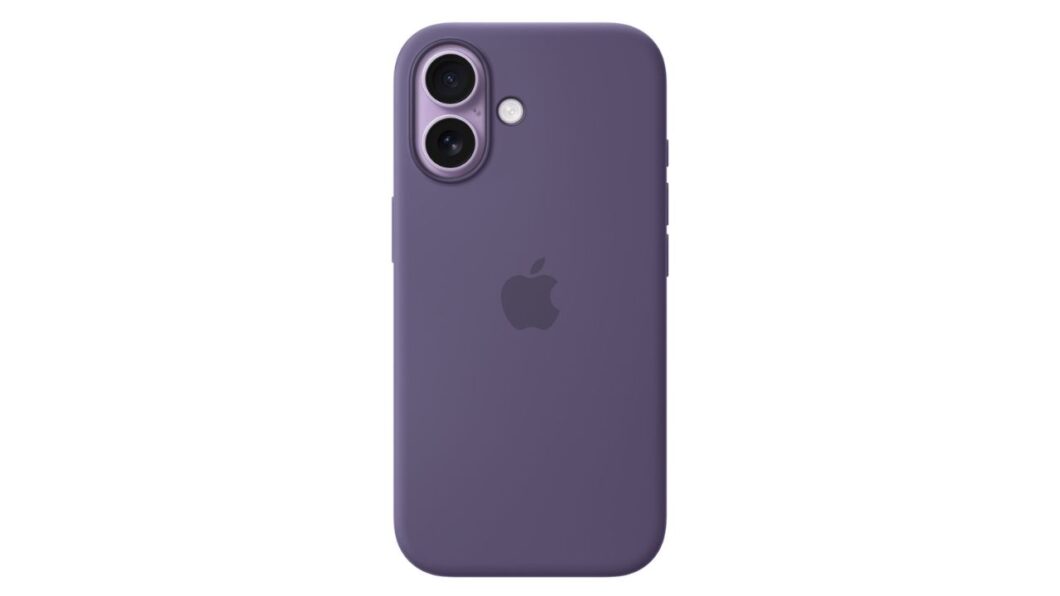 Capa de silicone com MagSafe para iPhone 17 