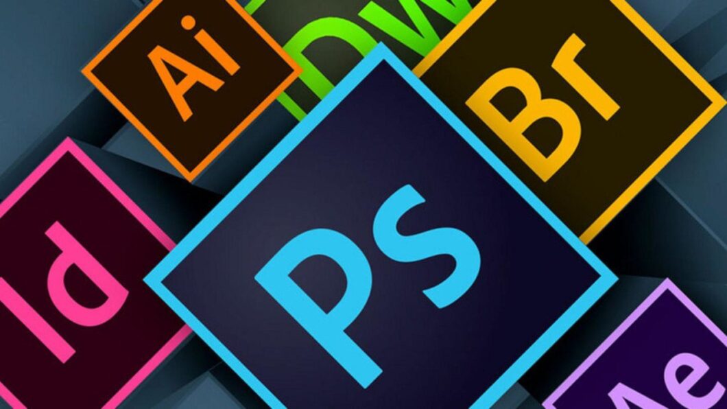 Imagem mostra o logotipo de aplicativos do Adobe Creative Cloud