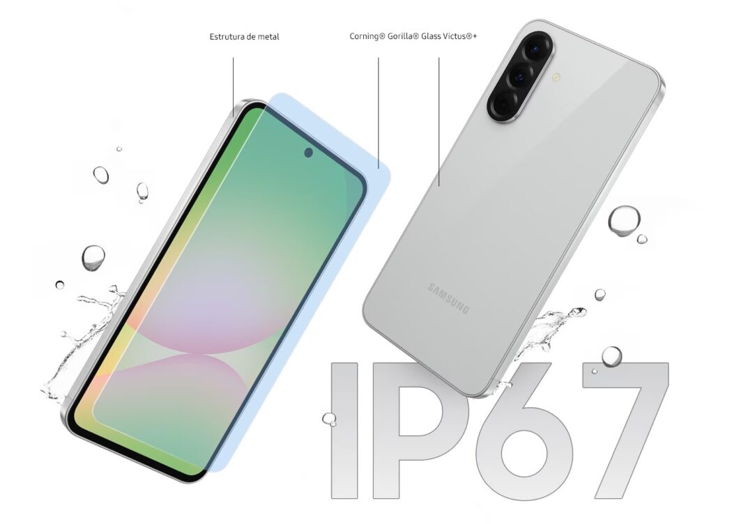 Design do Samsung Galaxy A56