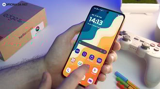 Tela excelente do Edge 50 Neo