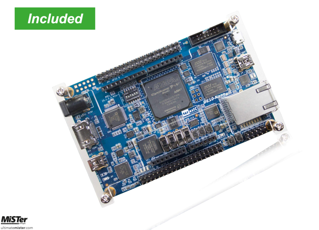 Ilustração de circuito baseado em FPGA