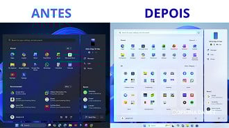 Novo menu Iniciar do Windows 11