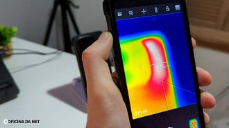 Xiaomi 15T Pro sob a câmera térmica