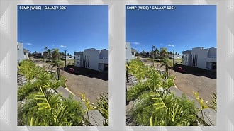 Câmera principal do Galaxy S25 ao lado do S25 Plus