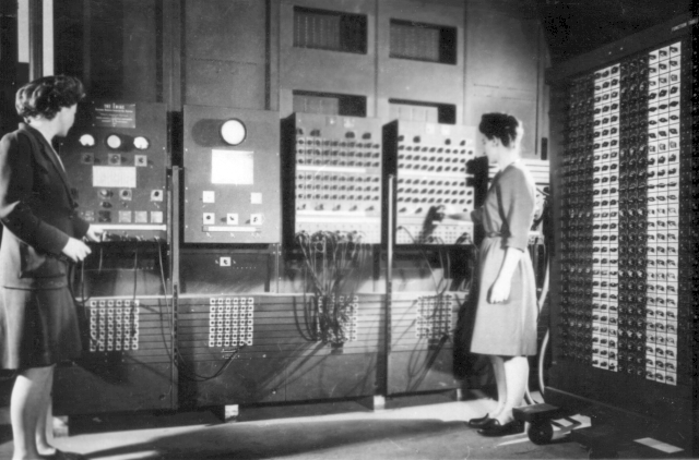 Ilustração de operação do ENIAC