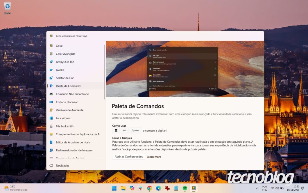 PowerToys 0.96 no Windows 11