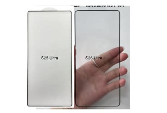 Protetor de tela de terceiros revela possível design do Galaxy S26 Ultra. Protetor de tela de terceiros revela possível design do Galaxy S26 Ultra.