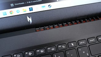 Saída de ar do Acer Nitro V15