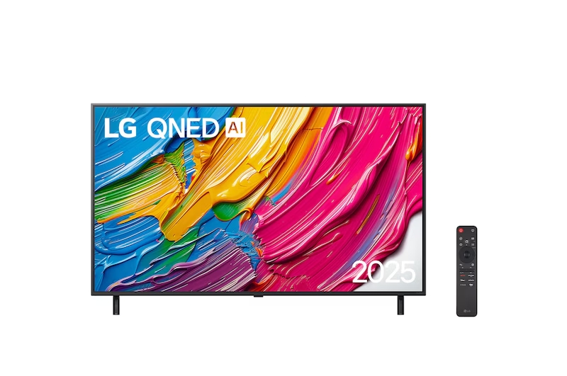 Foto da Smart TV LG 4K QNED80 de 55”