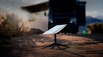 Antena da Starlink (Imagem: Reprodução/Internet) Antena da Starlink (Imagem: Reprodução/Internet)