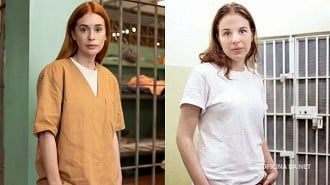 Suzane von Richthofen é interpretada por Marina Ruy Barbosa. Imagem: Reprodução