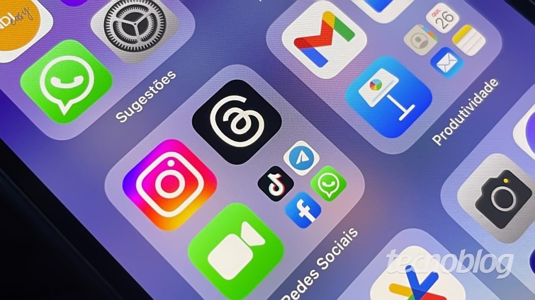 Ícone do Threads no iOS (imagem: Emerson Alecrim/Tecnoblog)