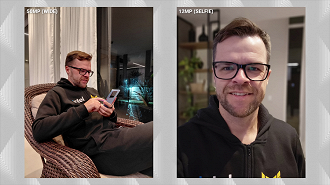 Câmera principal e frontal do Galaxy A36