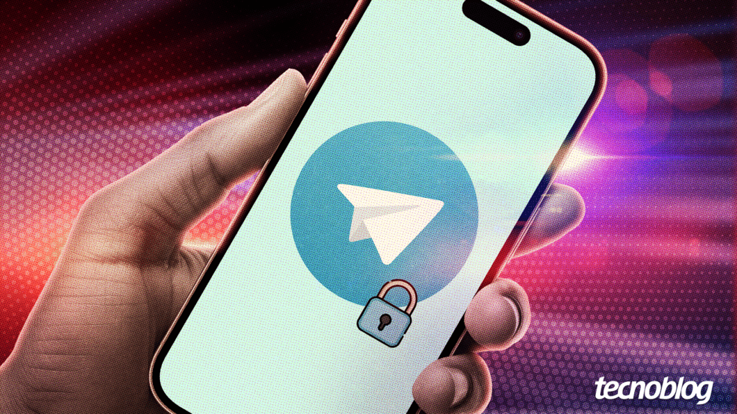 Ilustração de recuperação de conta do Telegram