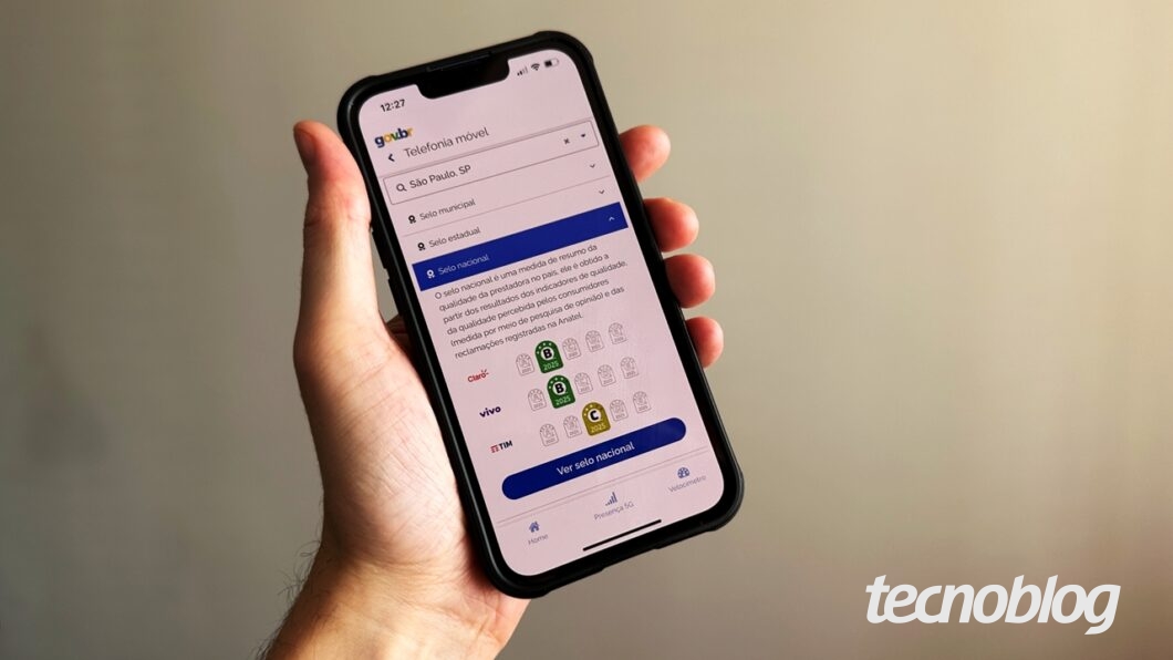 Vivo, Claro e TIM não têm nota A em telefonia móvel no âmbito nacional