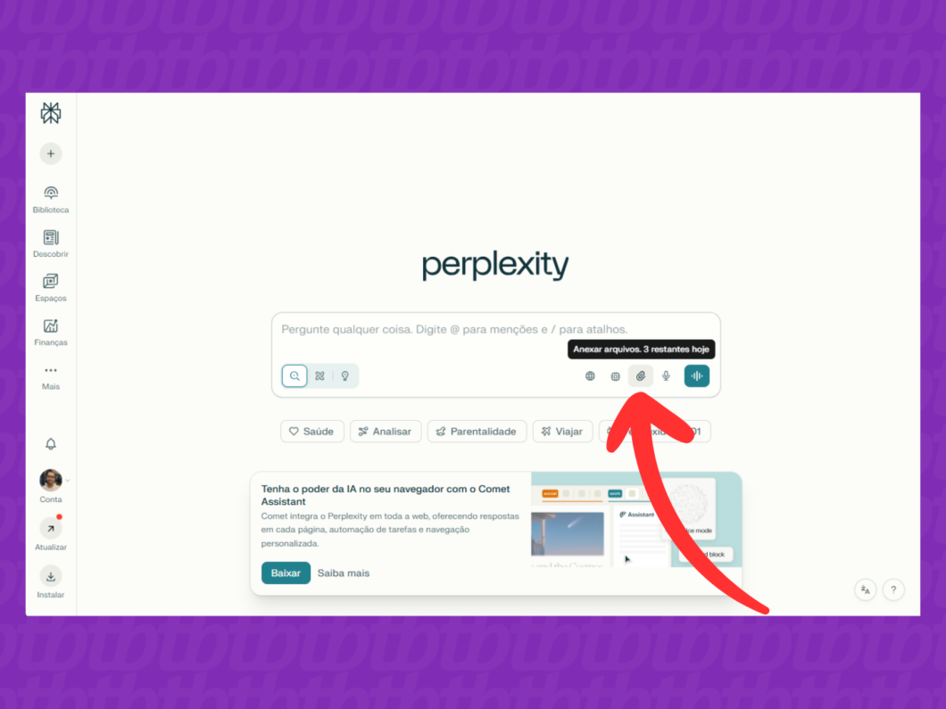 Anexando arquivos de referência