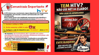 Comunicados que tem circulado nas redes sociais. Imagem: Tecnoblog/Reprodução