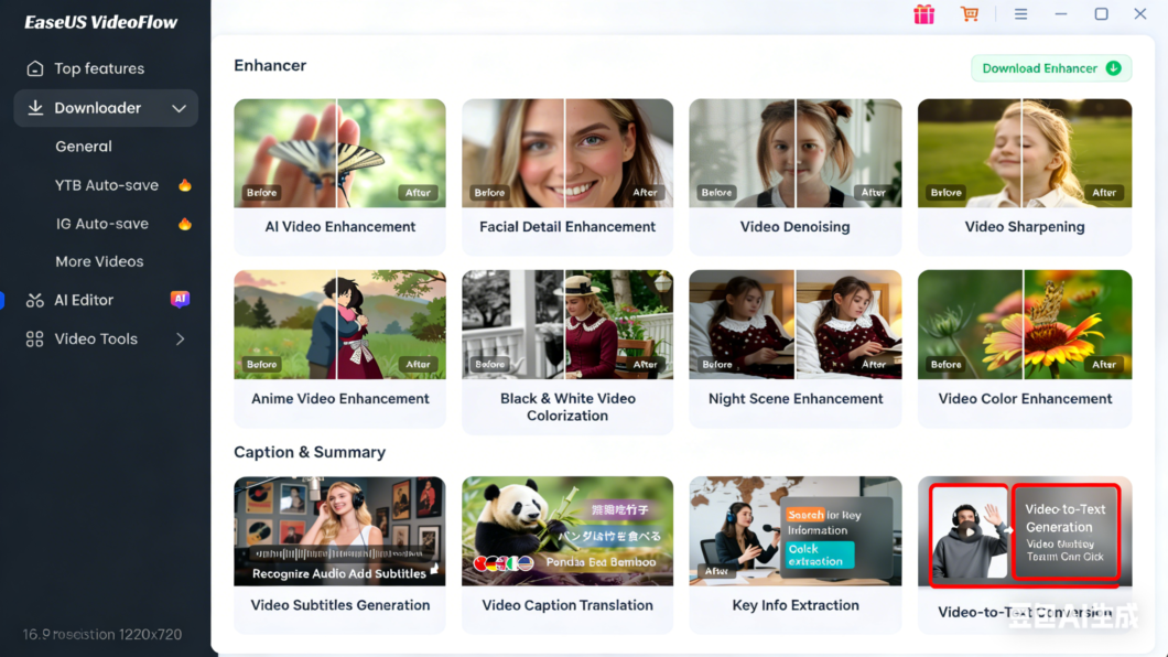 Recursos de IA do VideFlow