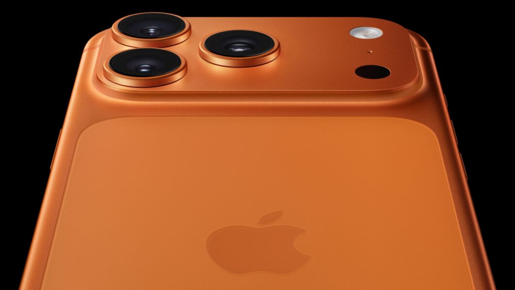 Detalhes da traseira do iPhone 17 Pro