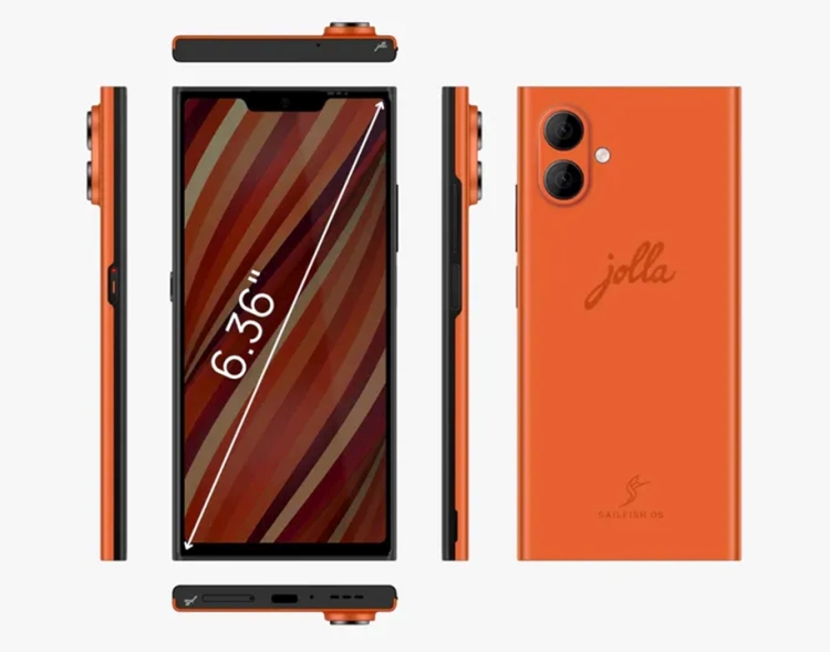 Novo Jolla Phone na cor laranja