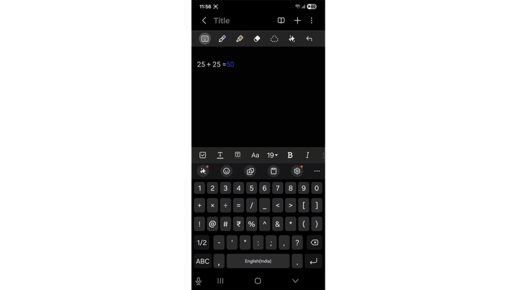 Math Solver para celulares Galaxy