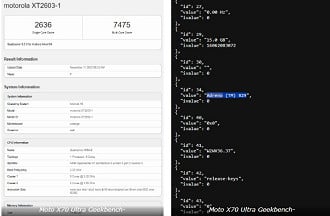 Motorola Edge 70 Ultra no Geekbench