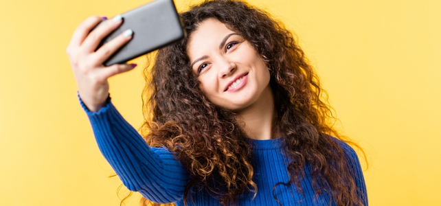 woman with camera