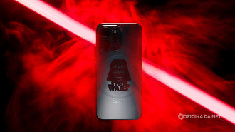 OPPO Reno14 F Edição Especial Star Wars - Lado Sombrio OPPO Reno14 F Edição Especial Star Wars - Lado Sombrio