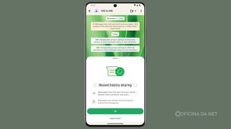 Compartilhamento de Histórico Recente sendo testado no WhatsApp Beta Compartilhamento de Histórico Recente sendo testado no WhatsApp Beta