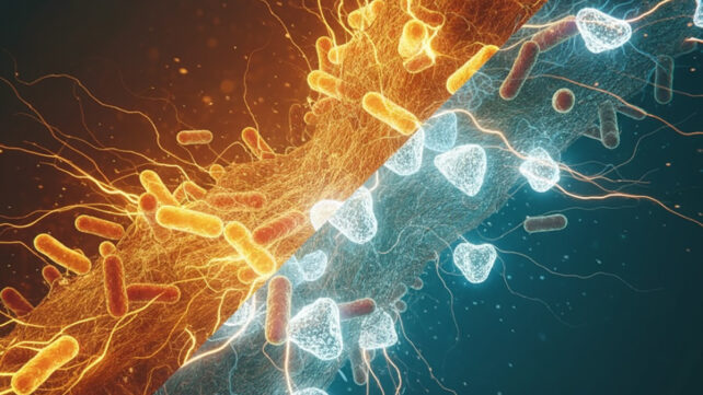 Tooth bacteria graphic