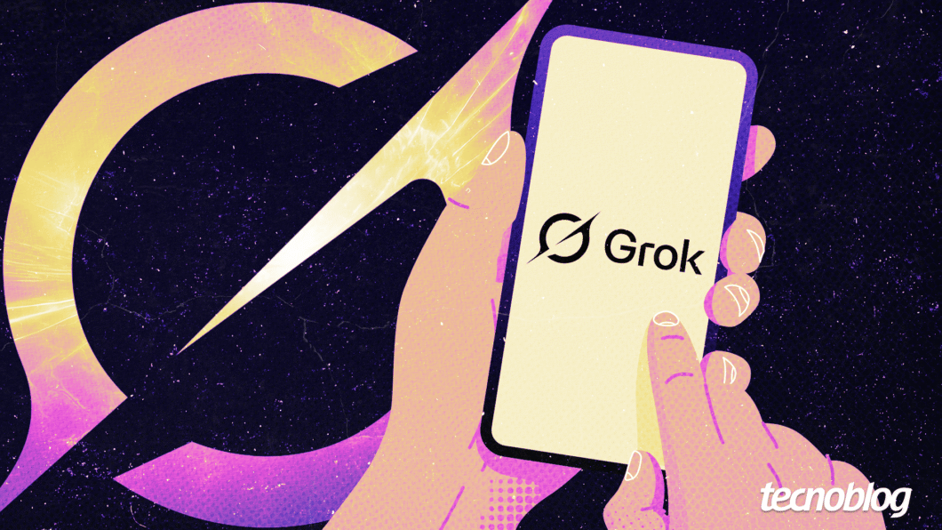Ilustração do Grok