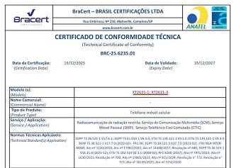 Moto G77 aparece com duas vertentes