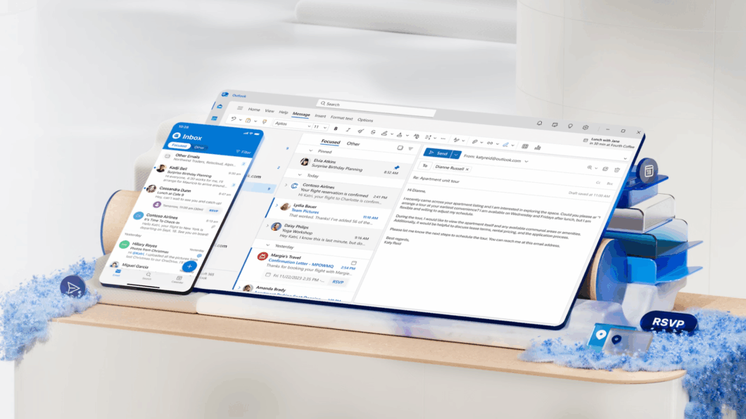 Ilustração do Outlook