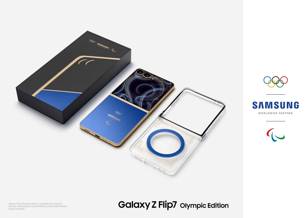 Samsung revela o exclusivo Galaxy Z Flip7 Edição Olímpica, que acompanhará toda a jornada dos atletas em Milão-Cortina 2026