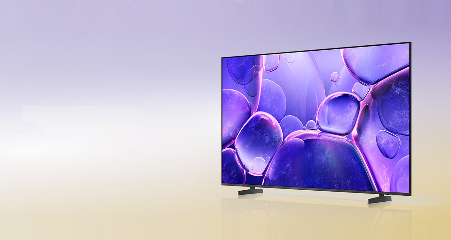 TV Crystal UHD 4K U8100F de 50" em destaque