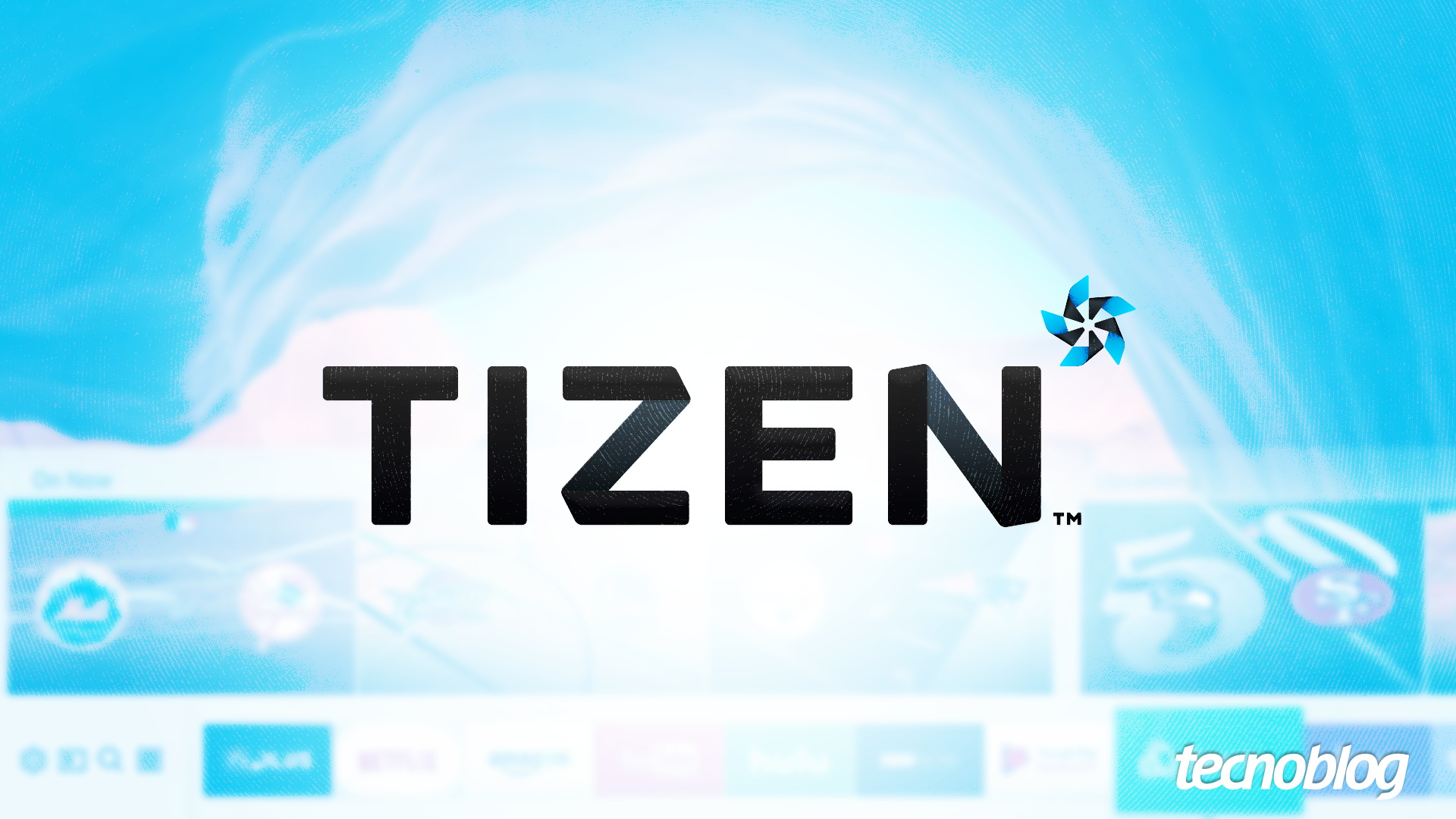 Ilustração do sistema operacional Tizen, da Samsung