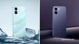 Cores do OPPO A6X. Imagem: OPPO/Reprodução Cores do OPPO A6X. Imagem: OPPO/Reprodução