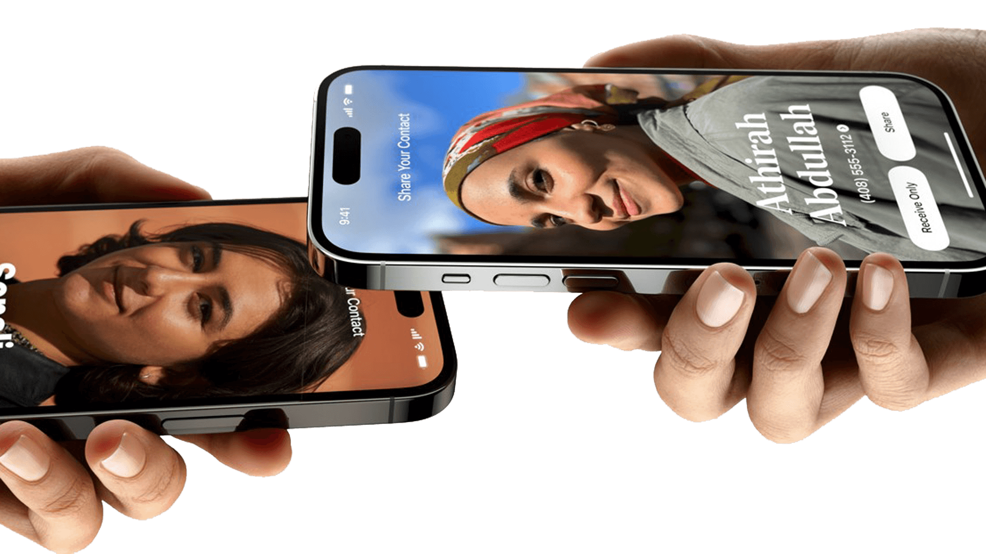 Apple NameDrop activated on iOS 17