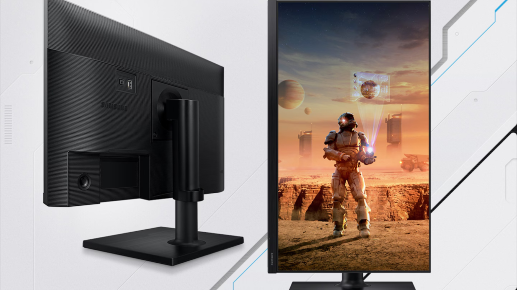 Monitor Samsung Odyssey G30 pode ser utilização em posição vertical