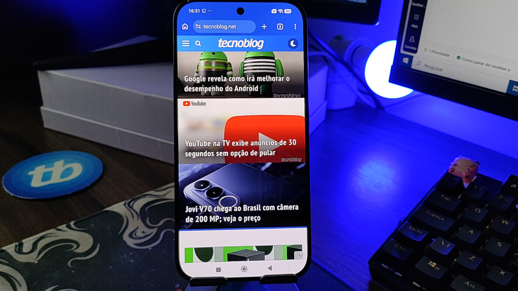 Navegação no Poco X8 Pro