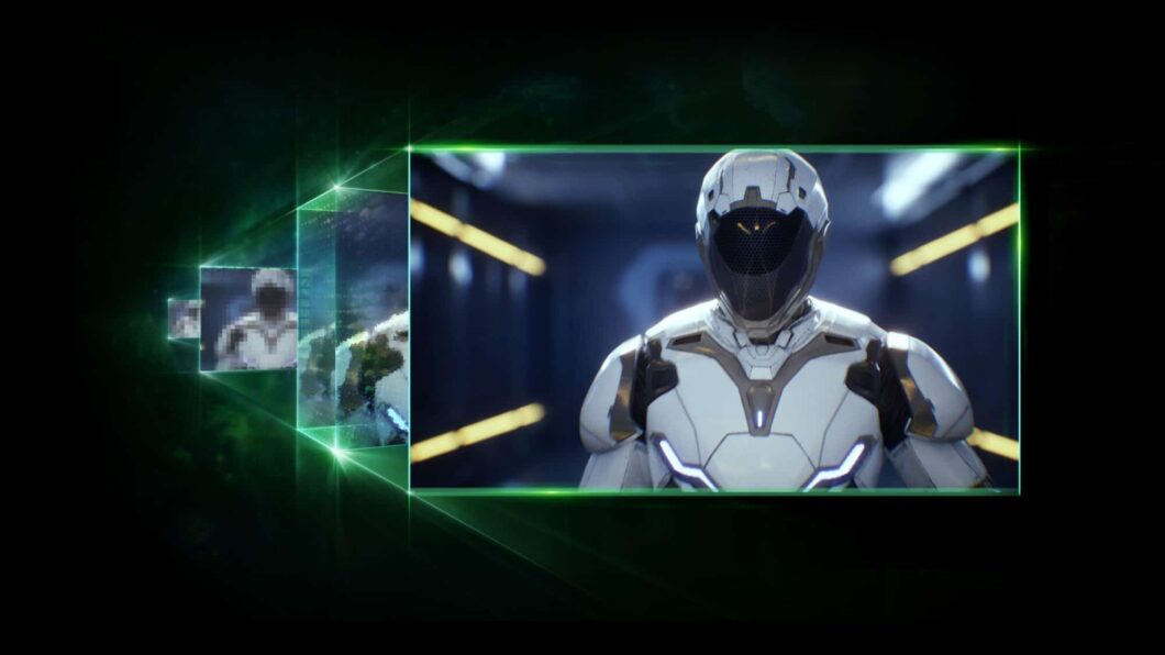 ilustração sobre a tecnologia Nvidia DLSS